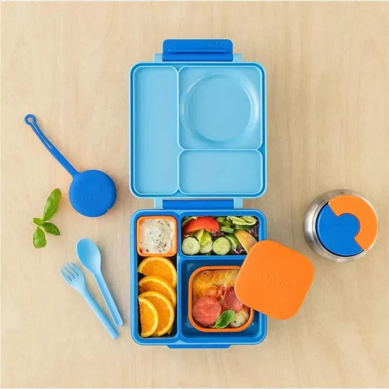 OmieBox - Silicone Leakproof Snack Containers To Go, Orange - Image 3