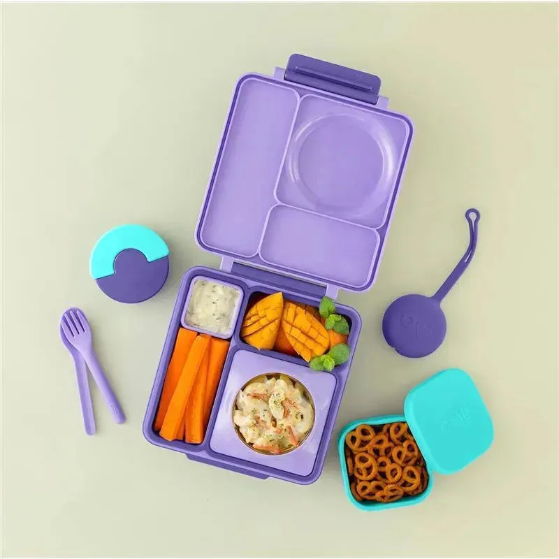 OmieBox - Silicone Leakproof Snack Containers To Go, Teal - Image 3