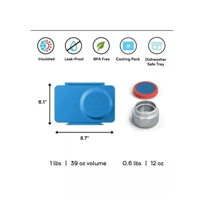 OmieBox - Up Carton Bento Box, Cosmic Blue - Image 4