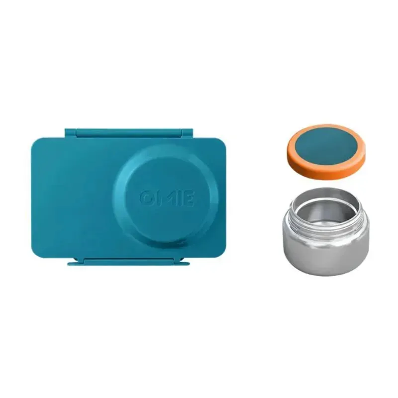 OmieBox - Up Carton Bento Box, Teal Green - Image 3