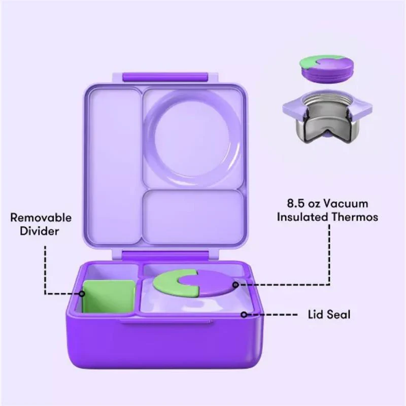 OMIEBox - Insulated Bento Lunch Box with Leakproof, Lilac Purple - Image 5