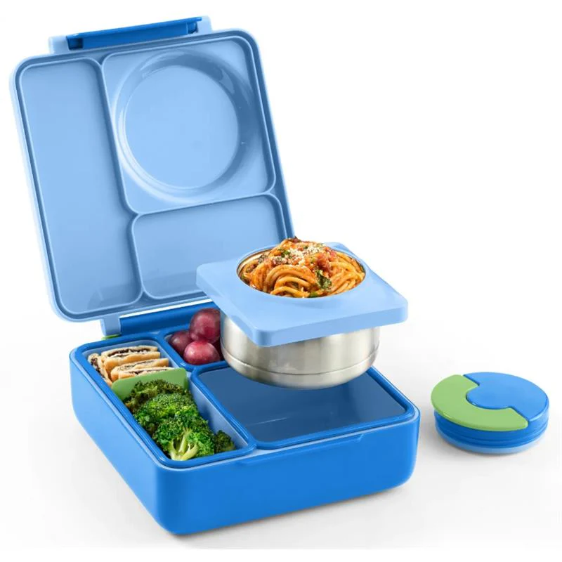 OMIEBox - Insulated Bento Lunch Box with Leakproof, Sea Blue
