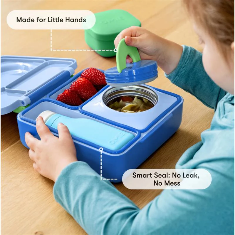 OMIEBox - Insulated Bento Lunch Box with Leakproof, Sea Blue - Image 5