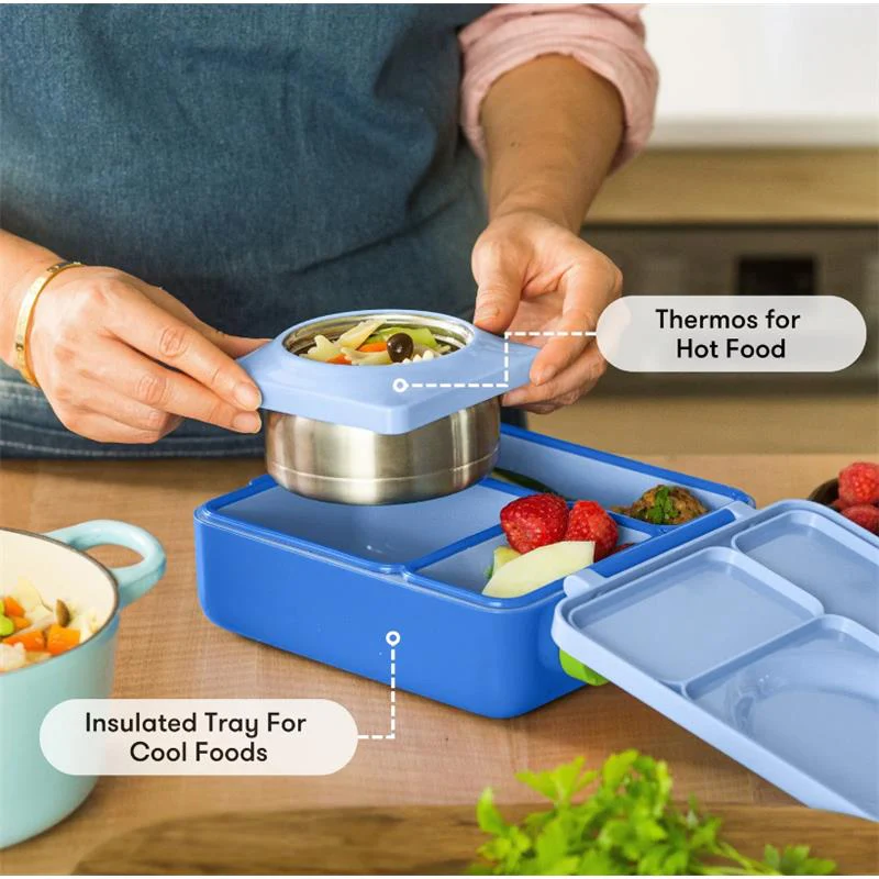 OMIEBox - Insulated Bento Lunch Box with Leakproof, Sea Blue - Image 6