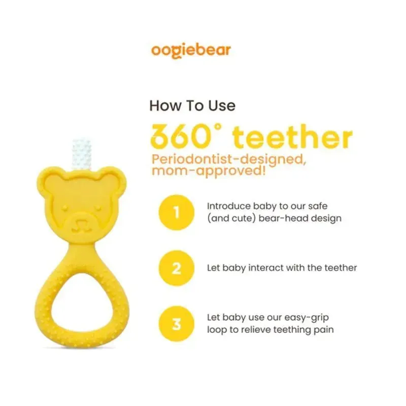 Oogiebear - 360° Baby Teether, Seafoam - Image 5
