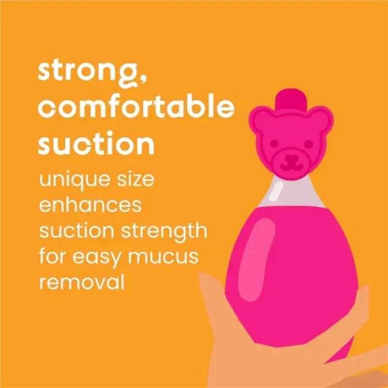 Oogiebear - Baby Bear Pair Nasal Aspirator with Booger Picker and Ear Cleaner, Blue - Image 4