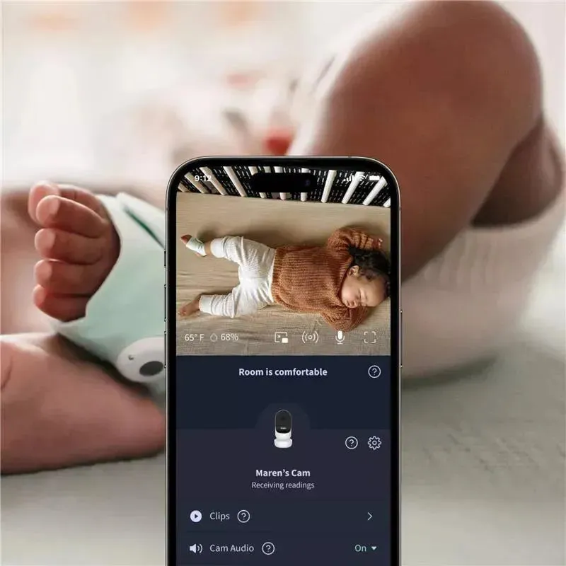 Owlet - Baby Smart Monitor Cam 2, White - Image 4