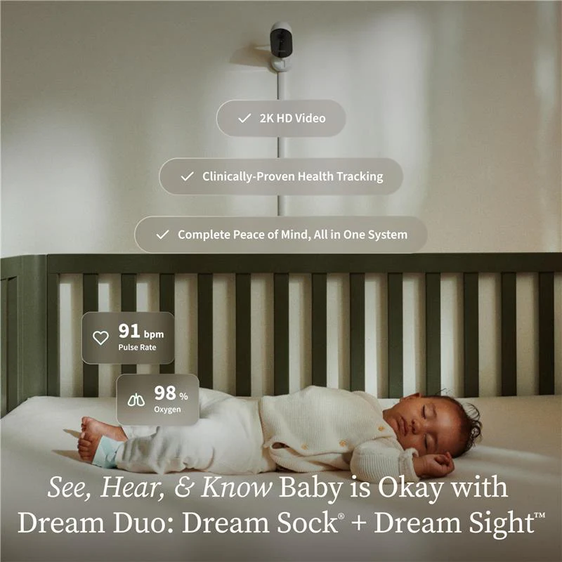 Owlet - Dream Duo™ 3 Baby Monitor, Bedtime Blue - Image 2