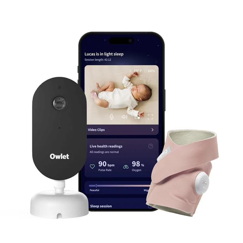 Owlet - Dream Duo™ 3 Baby Monitor Dusty Rose