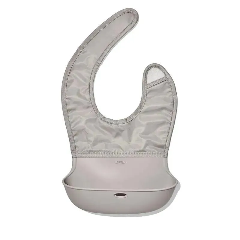 Oxo - 2Pk Roll Up Bib, Blossom & Drizzle - Image 3