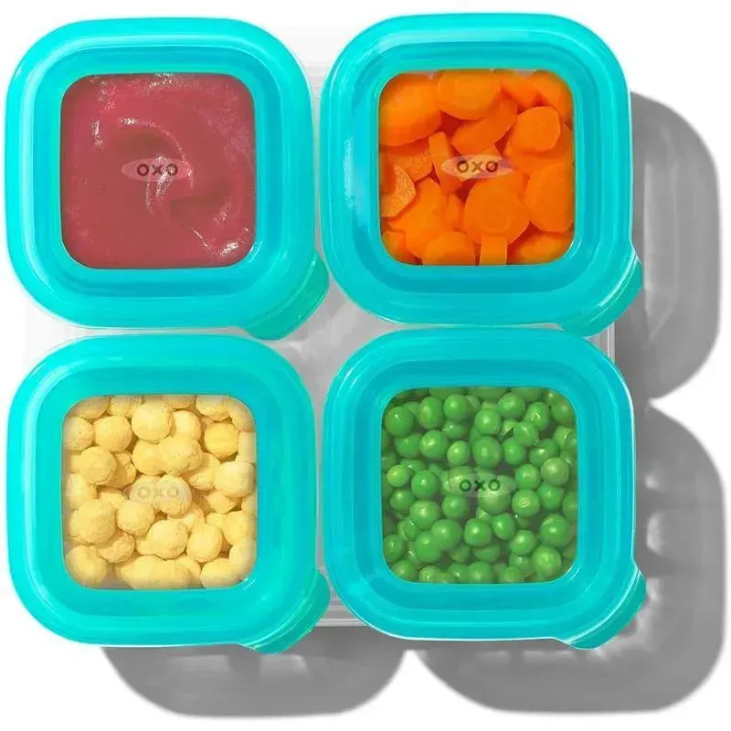 OXO - 4Oz Silicone Baby Blocks, Teal - Image 3