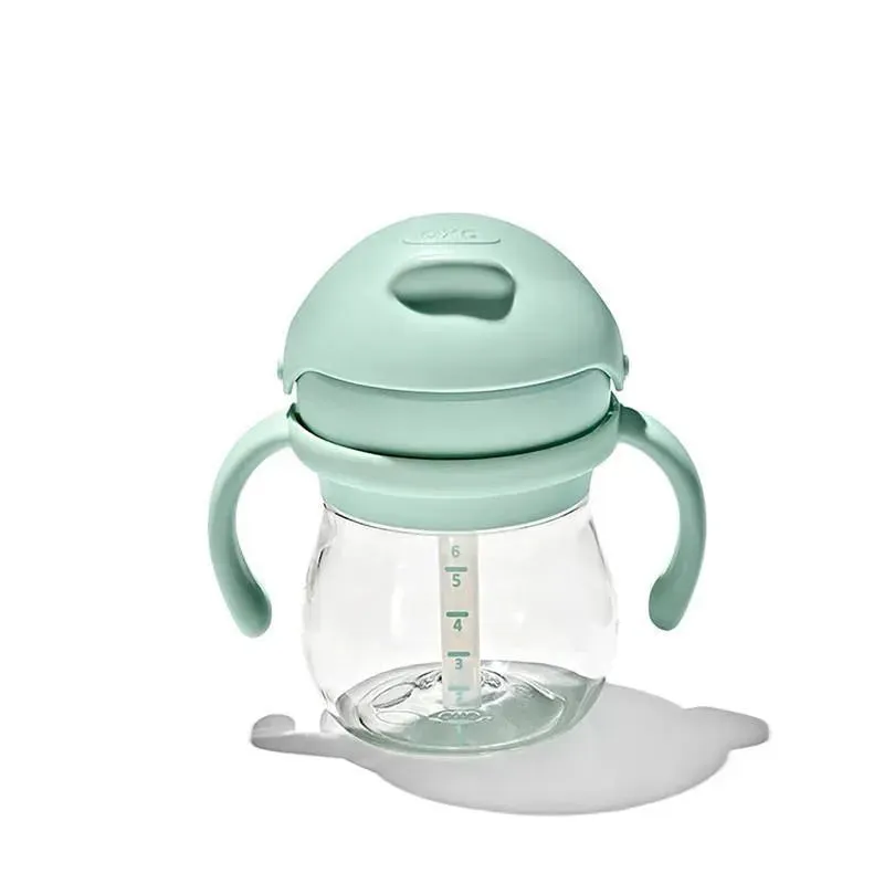 Oxo - 6 Oz Tot Transitions Straw Cup with Removable Handles, Opal - Image 2