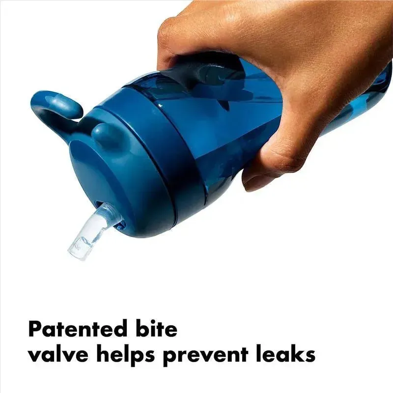 OXO - Tot Adventure Water Bottle Navy, Plastic - Image 2