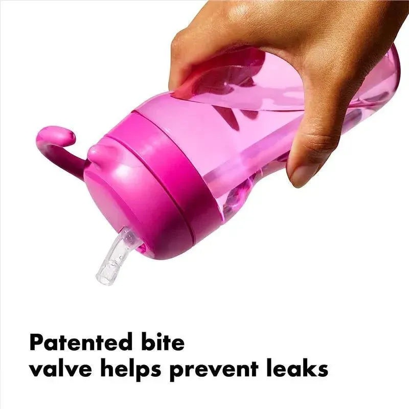 OXO - Tot Adventure Water Bottle Pink, Plastic - Image 2