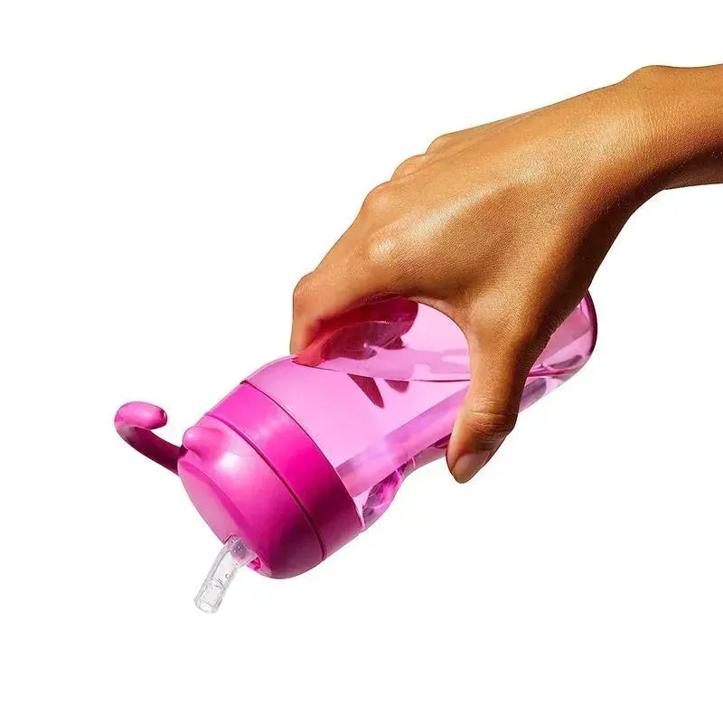 OXO - Tot Adventure Water Bottle Pink, Plastic - Image 3