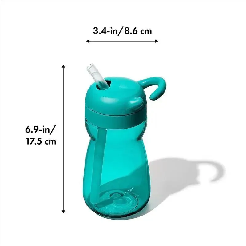 OXO - Tot Adventure Water Bottle Teal, Plastic - Image 4