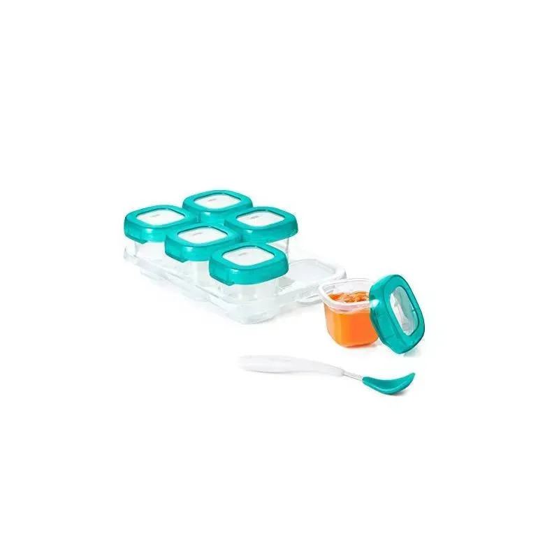 OXO Tot Baby Block Freezer Storage Containers 2 oz - Teal