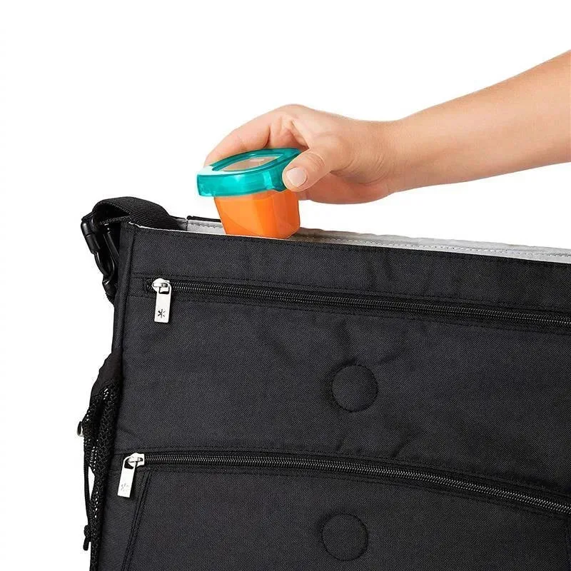 OXO Tot Baby Block Freezer Storage Containers 2 oz - Teal - Image 4