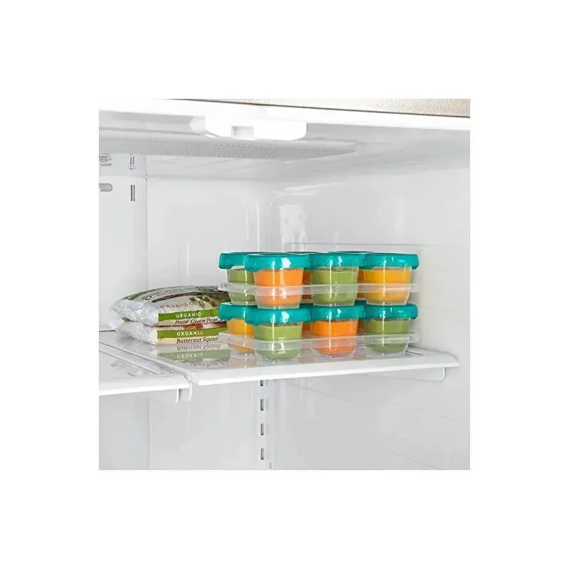 OXO Tot Baby Block Freezer Storage Containers 2 oz - Teal - Image 7