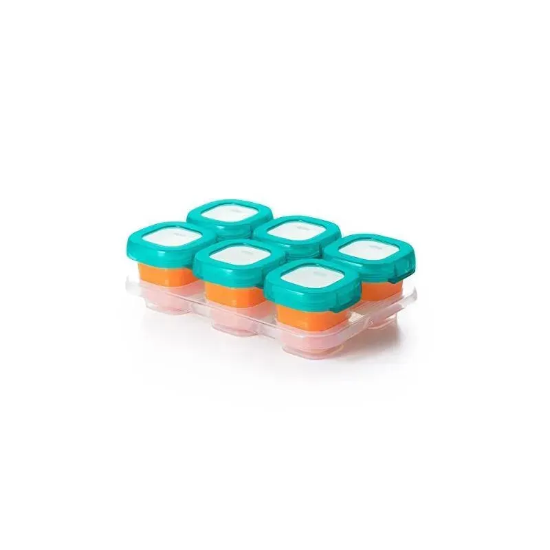 OXO Tot Baby Block Freezer Storage Containers 2 oz - Teal - Image 8