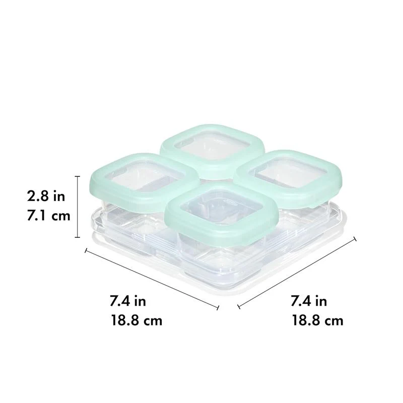 Oxo - Tot Baby Blocks Food Storage Container 6 Oz - Image 2