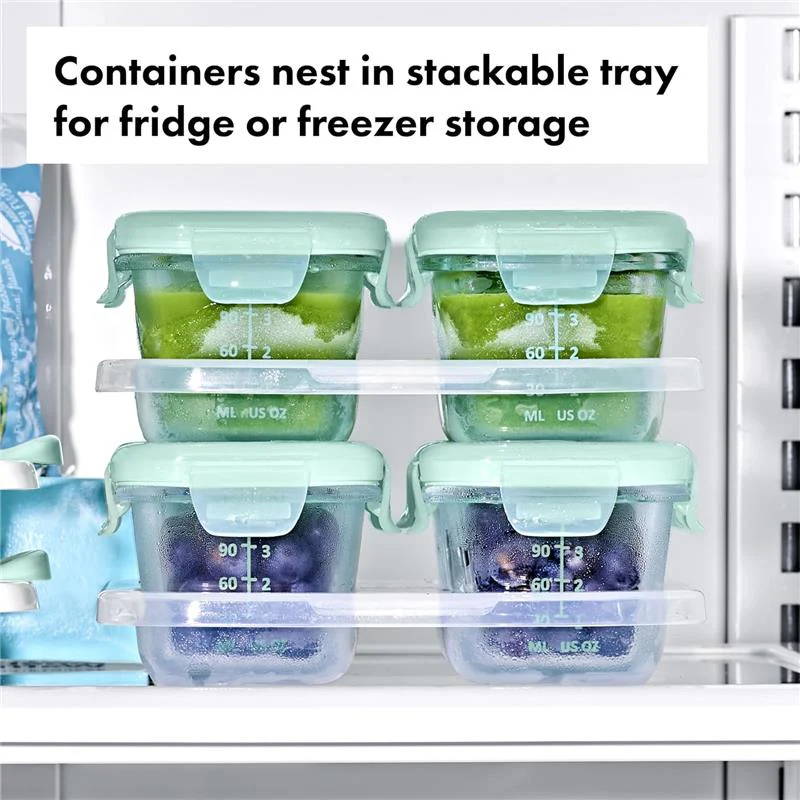 Oxo - Tot Baby Blocks Food Storage Container 6 Oz - Image 3