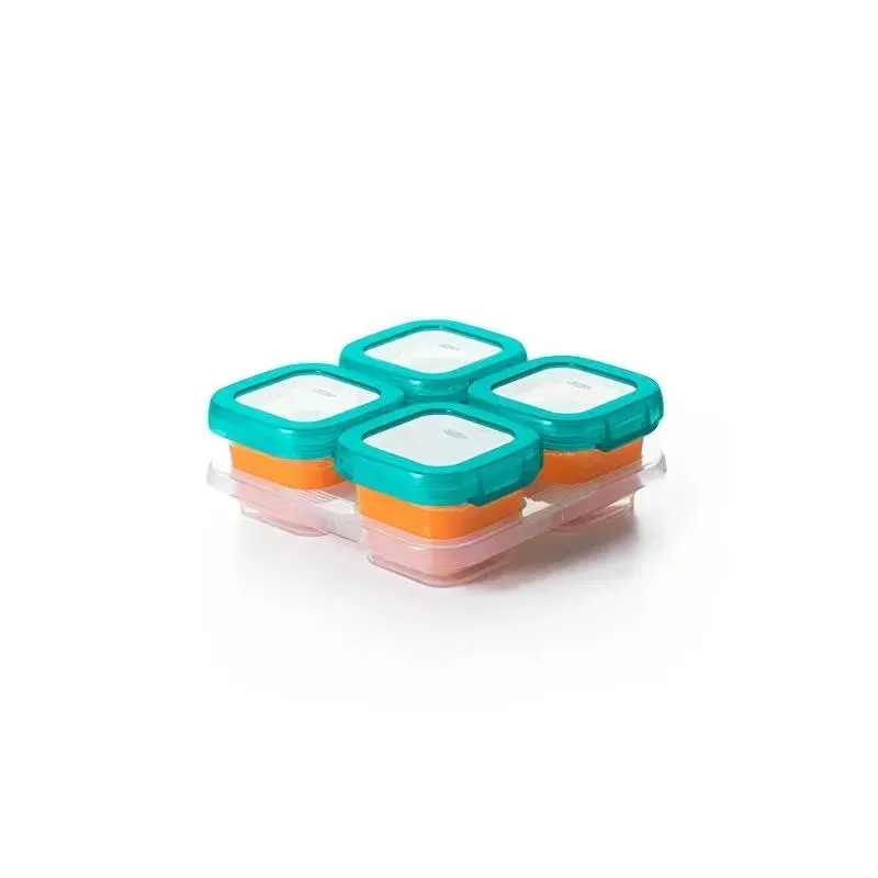 OXO Tot Baby Blocks Freezer Storage Containers 4 oz - Teal