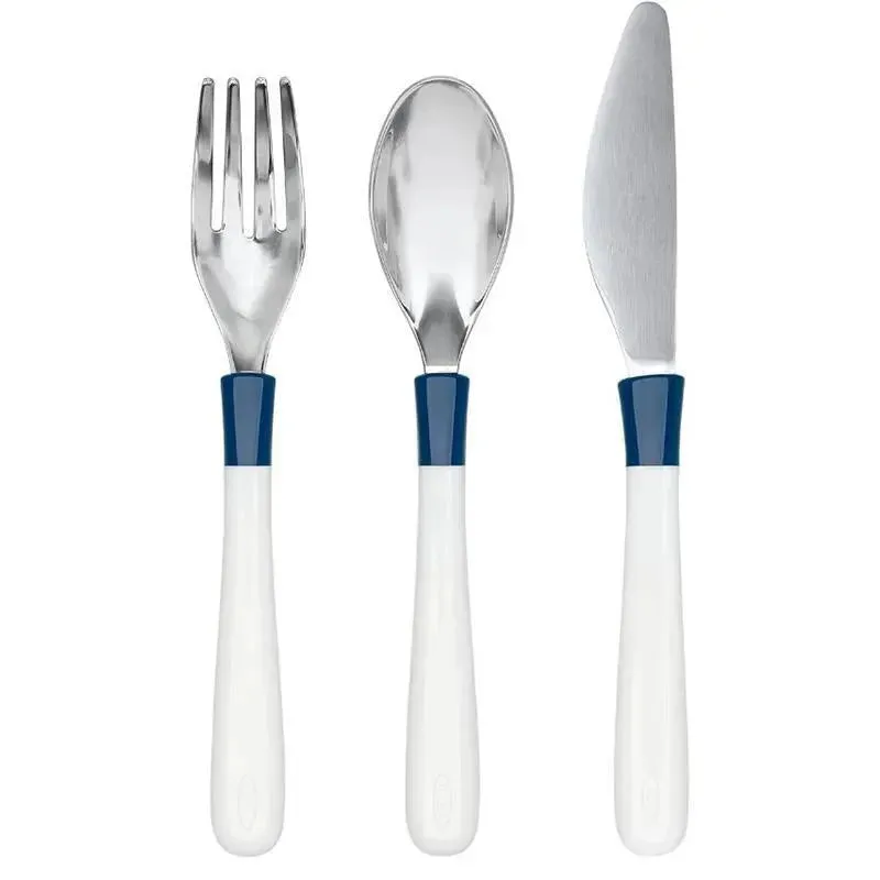 Oxo - 3Pk Tot Cutlery Set for Big Kids, Navy