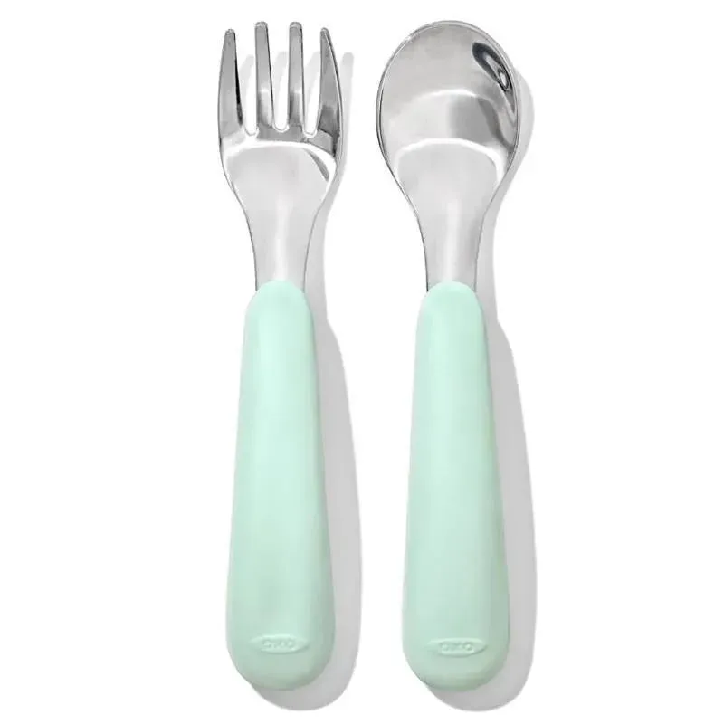 OXO - Tot Fork and Spoon Set, Opal