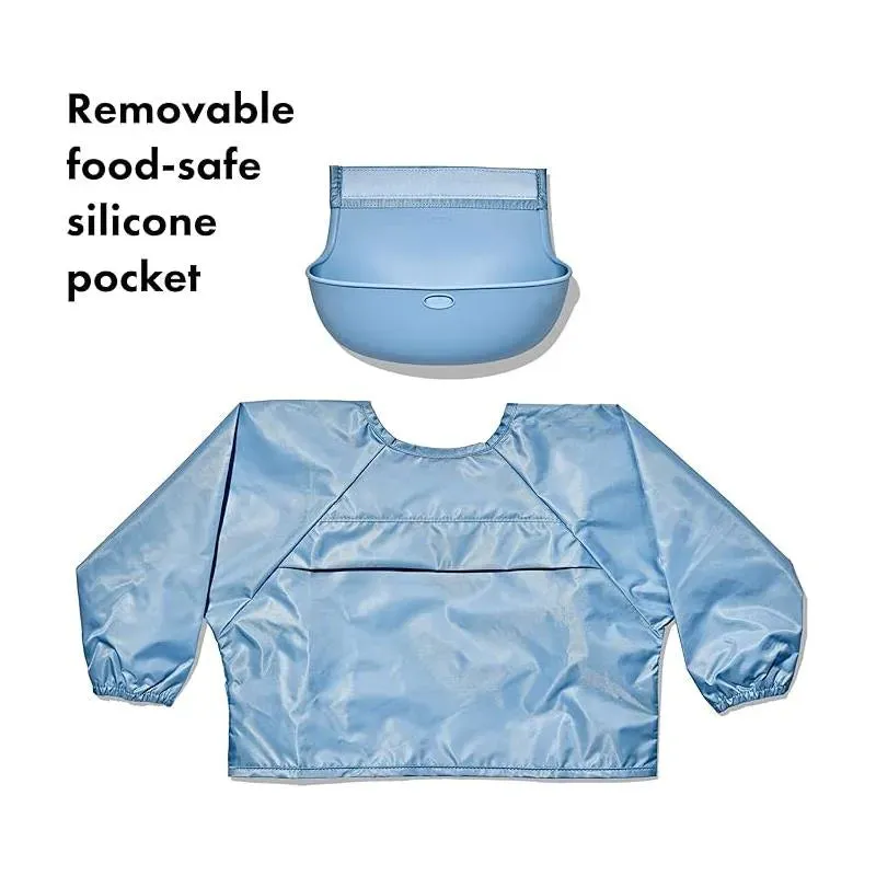 Oxo - Tot Sleeved Roll Up Bib, Dusk - Image 3
