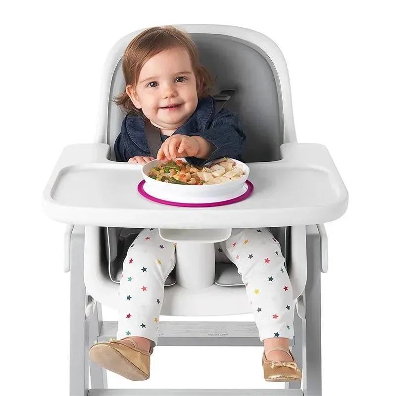 OXO Tot Stick & Stay Plate, Pink - Image 6