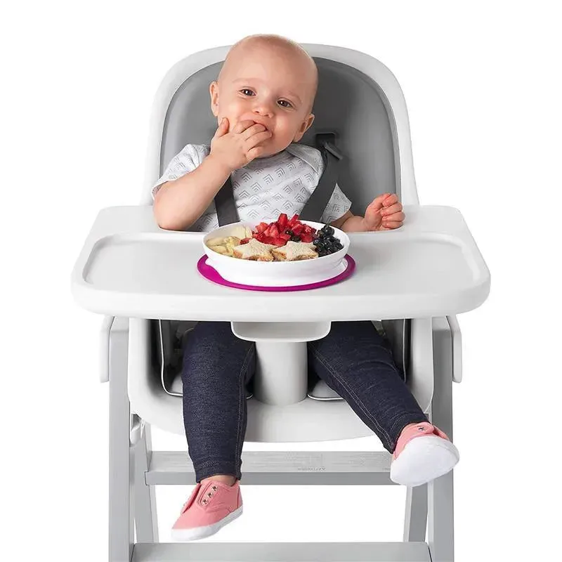 OXO Tot Stick & Stay Plate, Pink - Image 7