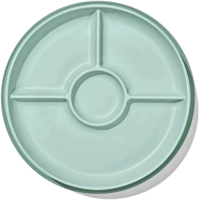 OXO - Tot Stick & Stay Suction Divided Plate, Opal - Image 2