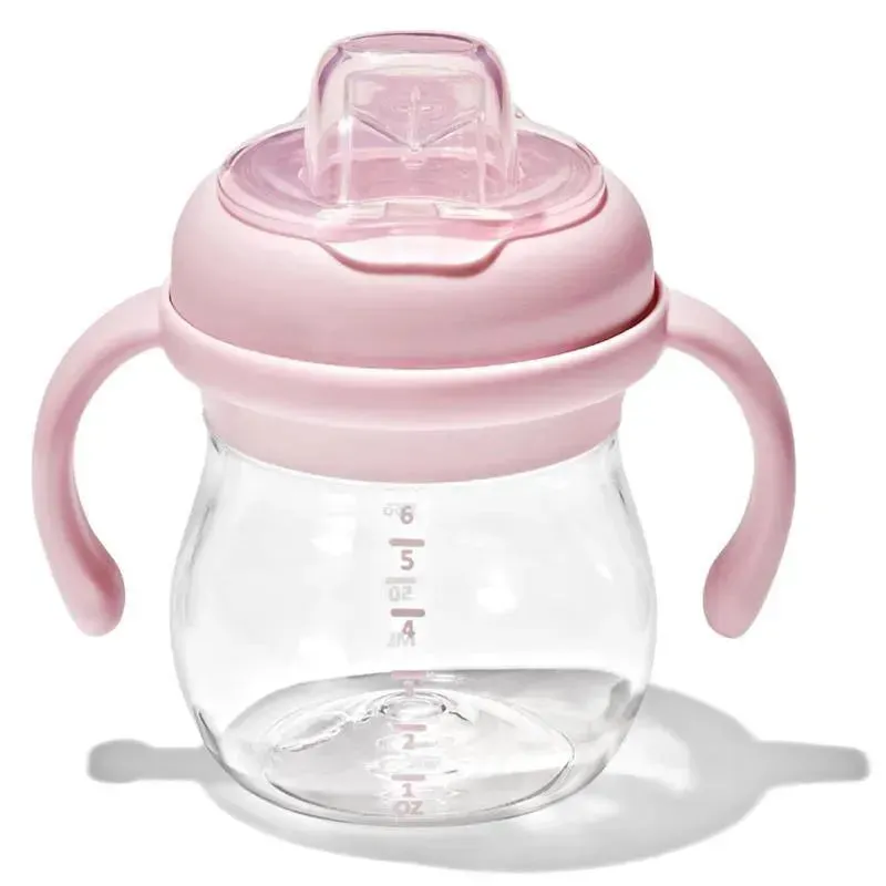 Oxo - Tot Transitions Soft Spout Sippy Cup with Removable Handles, Blossom