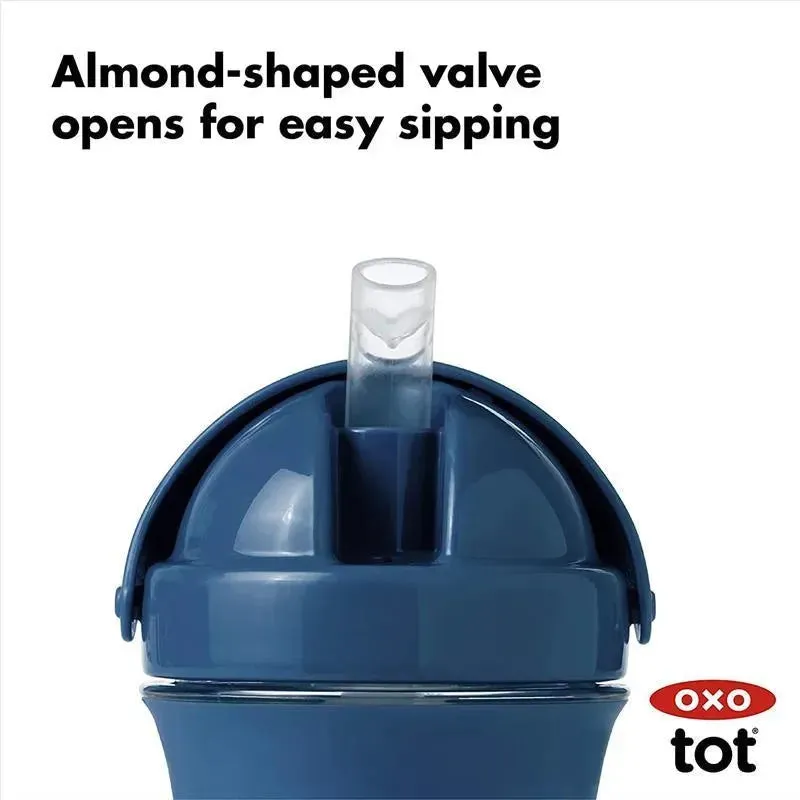Oxo - 9 Oz Tot Transitions Straw Cup, Navy - Image 3