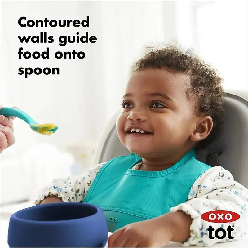 Oxo - Tot Silicone Bowl, Navy - Image 4