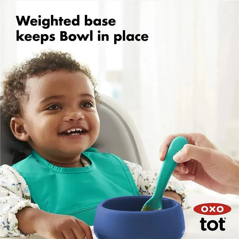 Oxo - Tot Silicone Bowl, Navy - Image 5