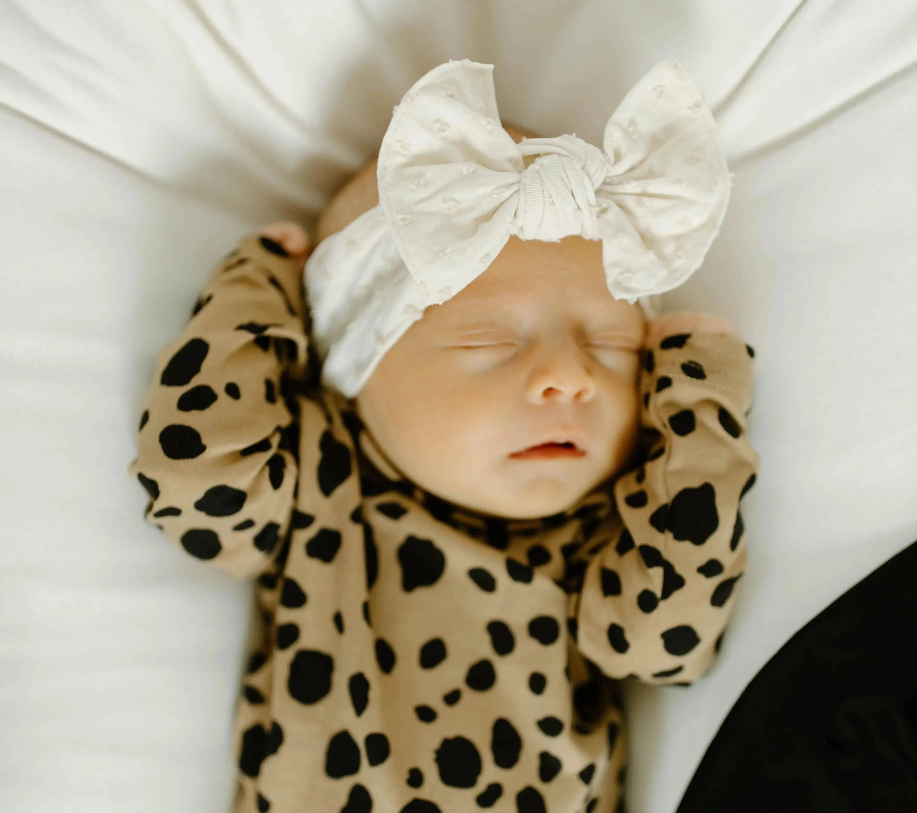 PATTERNED SHABBY KNOT: oatmeal / oatmeal dot - Image 3