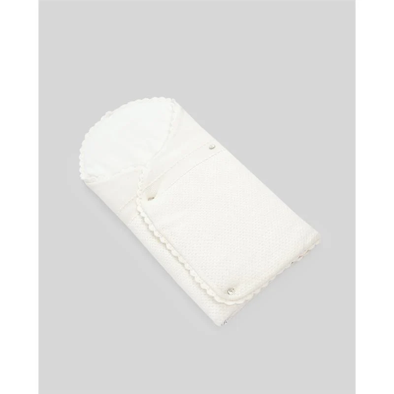 Paz Rodriguez - Baby Knit Newborn Baby Nest Paz Oi, Chalk Pink