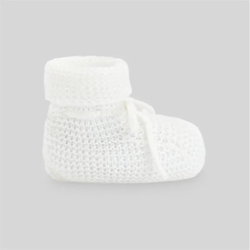 Paz Rodriguez - Baby Knit Newborn Booties Esencial, Deep Blue - Image 2