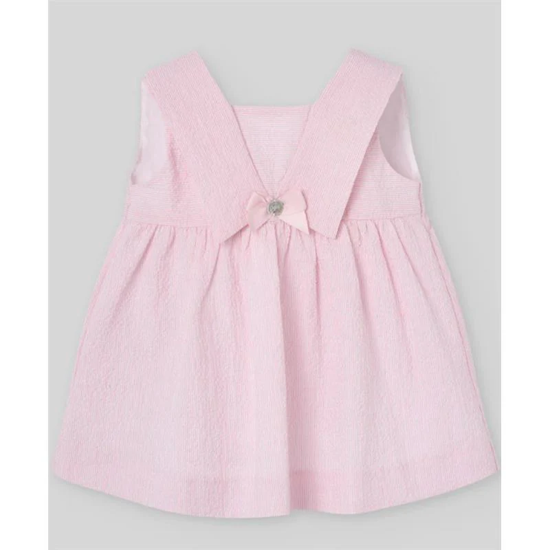 Paz Rodriguez Baby Set Dress + Bloomer Candy, Chalk Pink - Image 2