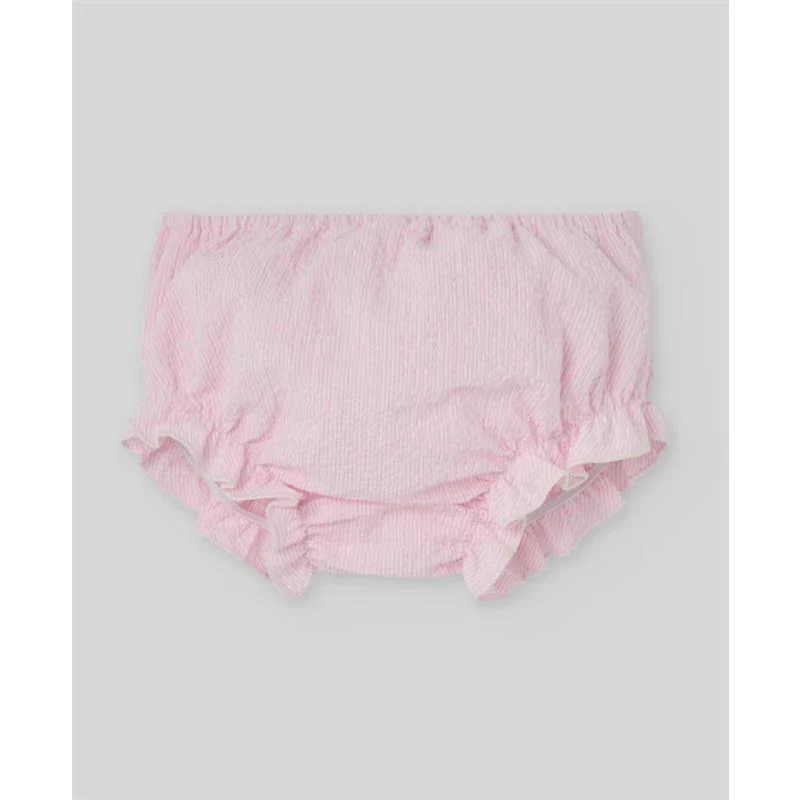 Paz Rodriguez Baby Set Dress + Bloomer Candy, Chalk Pink - Image 3