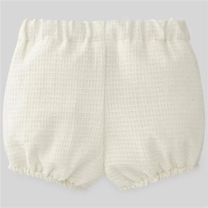 Paz Rodriguez - Baby Unisex Woven Short Neboa, Cream - Image 2