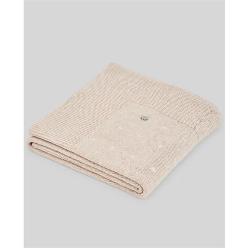 Paz Rodriguez Blanket Nectar Linen/White