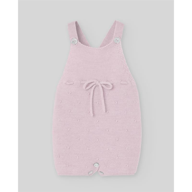 Paz Rodriguez - Knit Newborn Dungaree Erizos Mauve