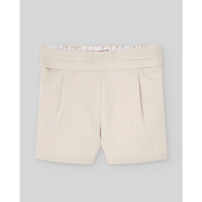Paz Rodriguez Nectar Set Blusa & Pantalon, White/Light Brown - Image 3