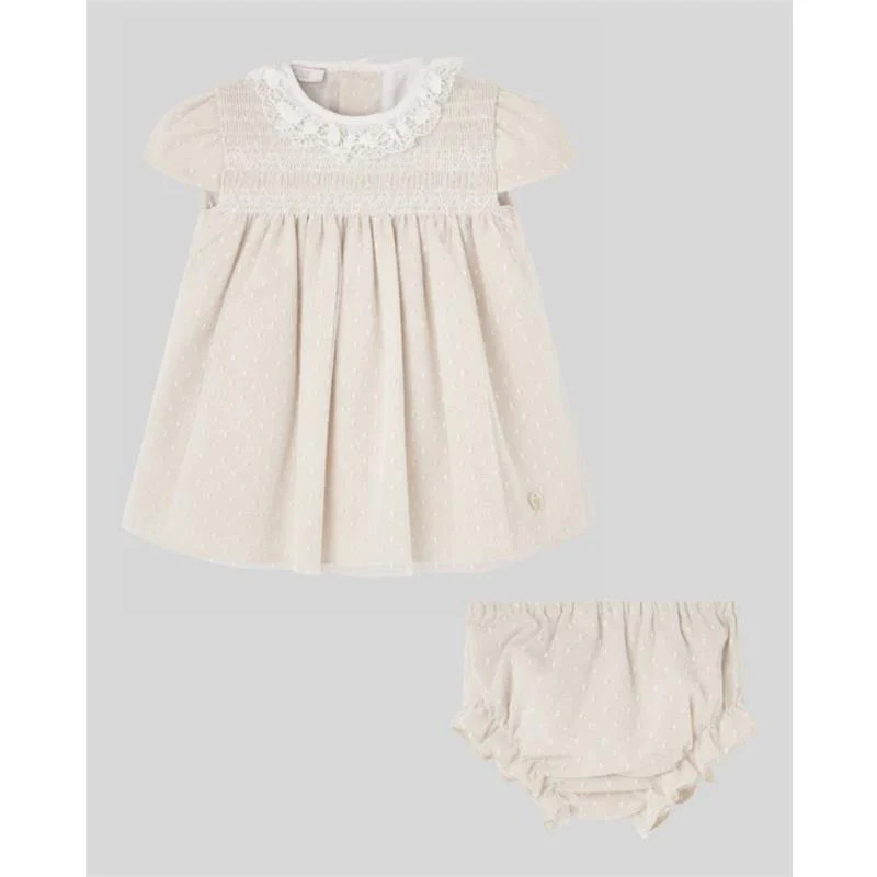 Paz Rodriguez Set Dress & Bloomer Nectar, Linen