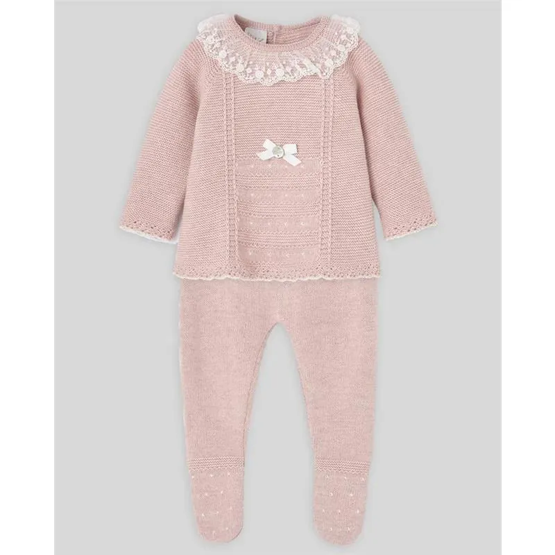 Paz Rodriguez - Take Me Home Set Sweater & Leggins Set Hadas, Powder Pink/Beige