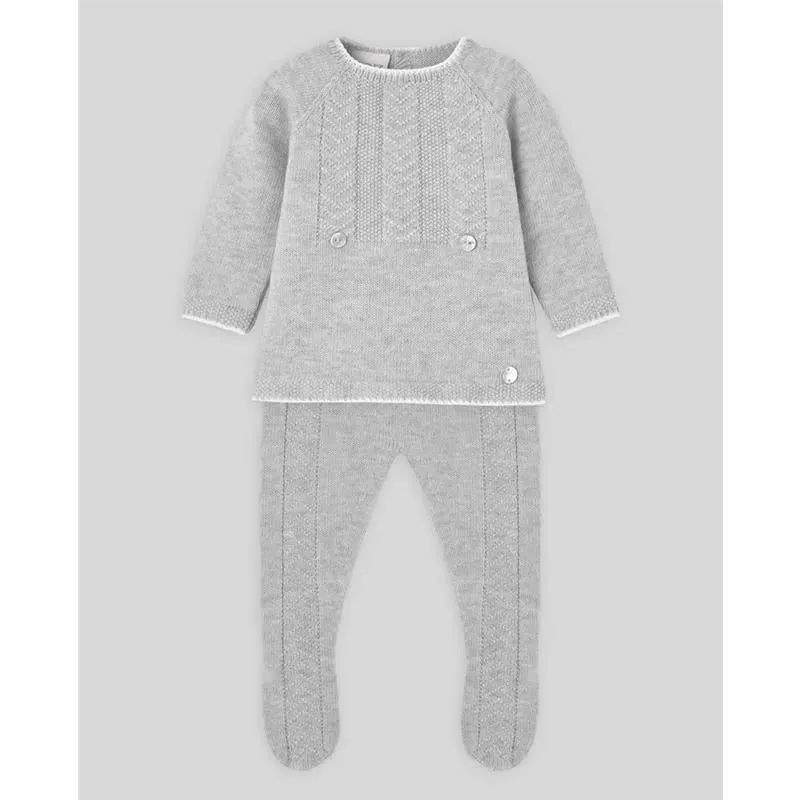 Paz Rodriguez - Take Me Home Set Sweater & Leggins Set Pulgarcito, Grey Pearl