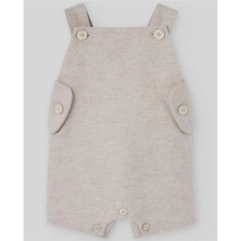 Paz Rodriguez - Woven Newborn Overall Pony, Light Brown